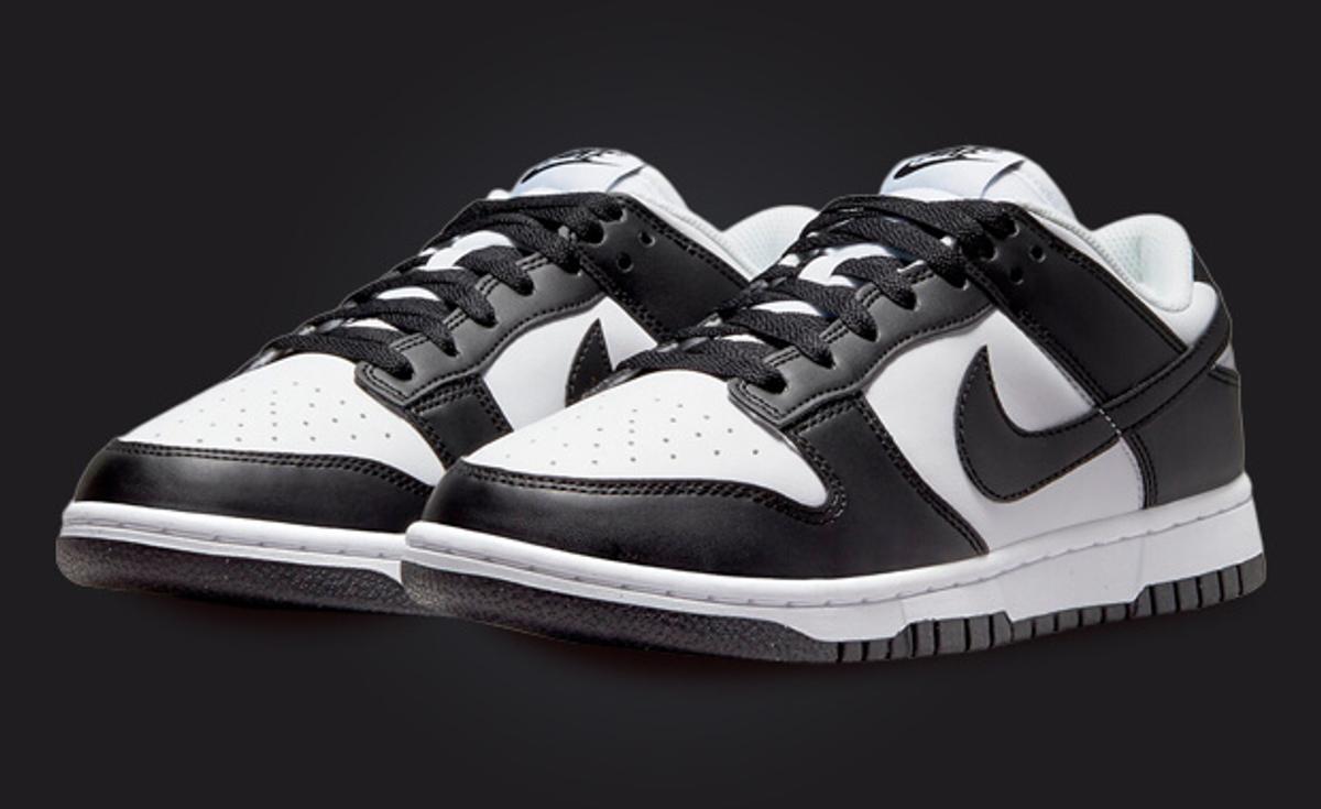 The Nike Dunk Low NN Panda Features Recycled Materials