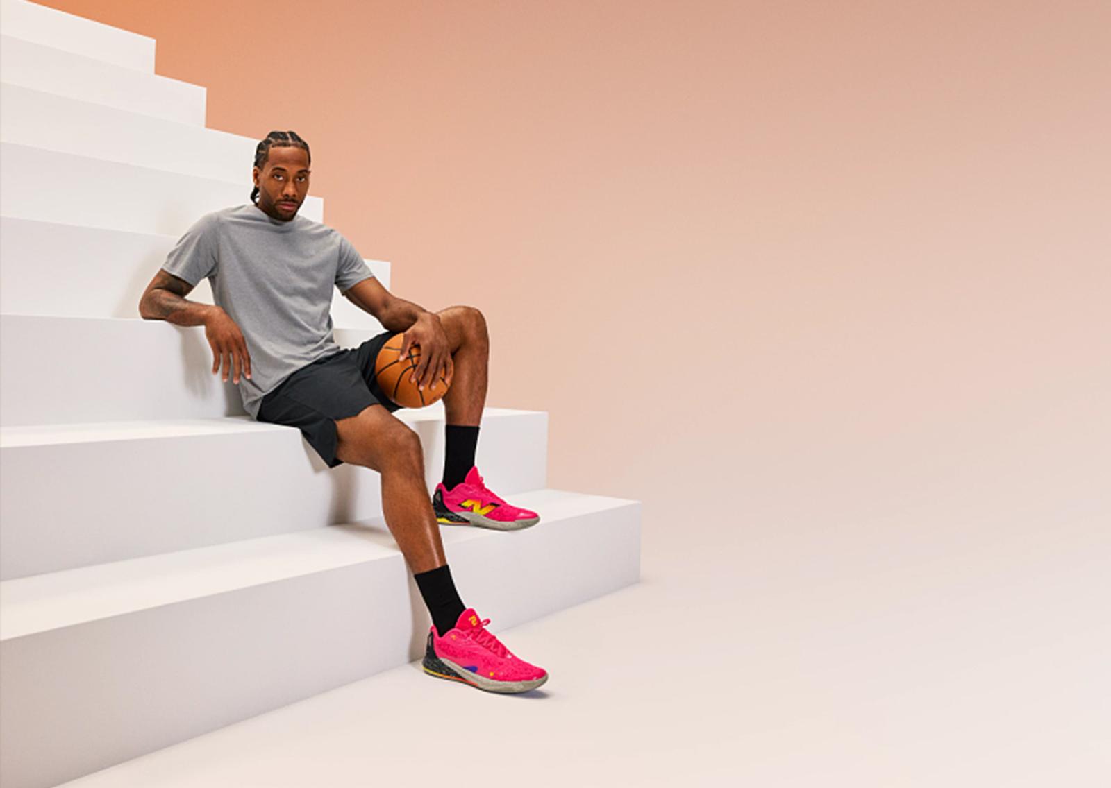 Kawhi Leonard in the New Balance Kawhi 4 Transcend Reality