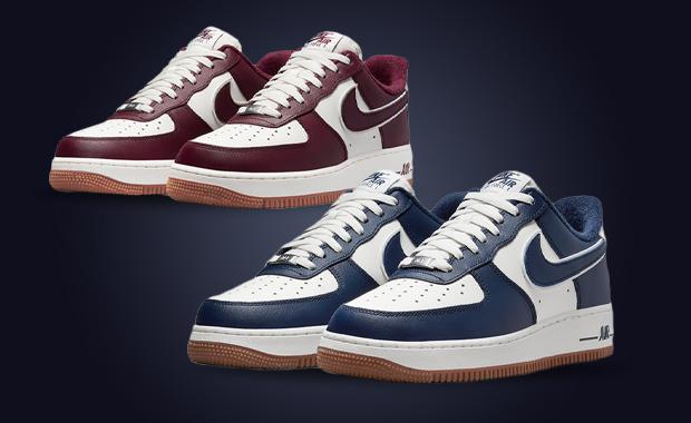 College Vibes Cover This Duo Of Nike Air Force 1 Lows