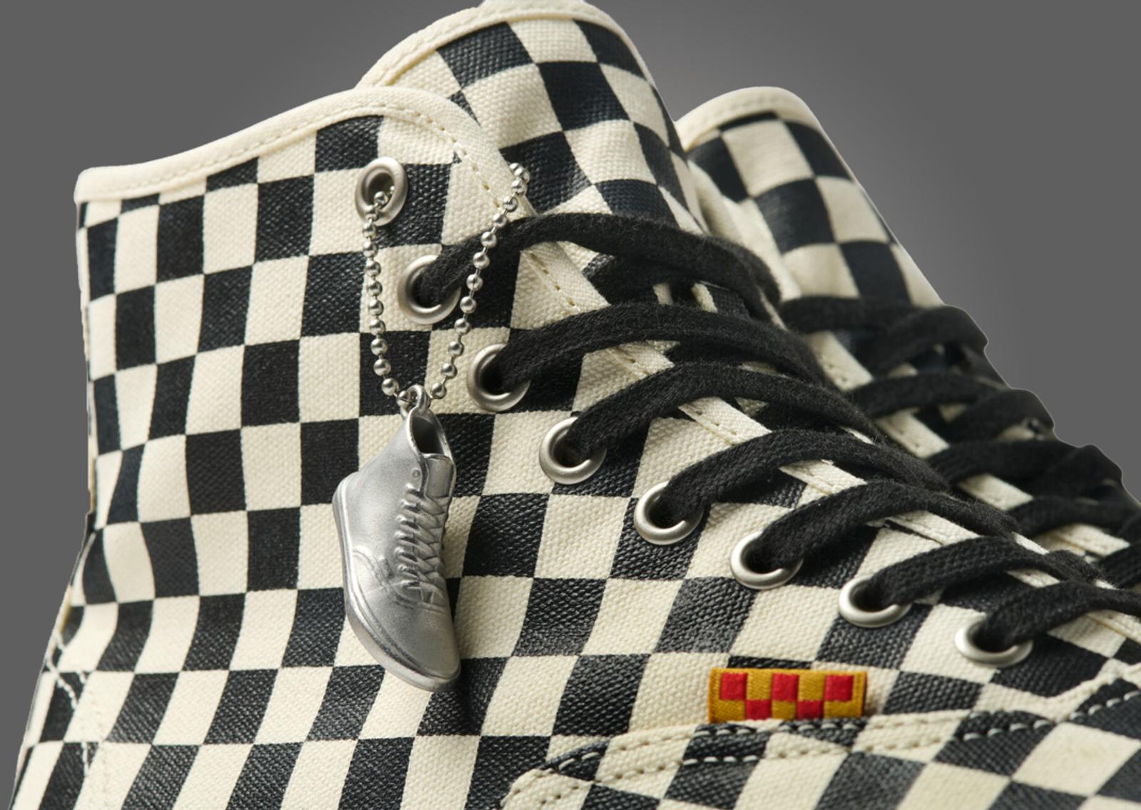 Andrew Allen x Vans Skate Authentic High Checkerboard Detail