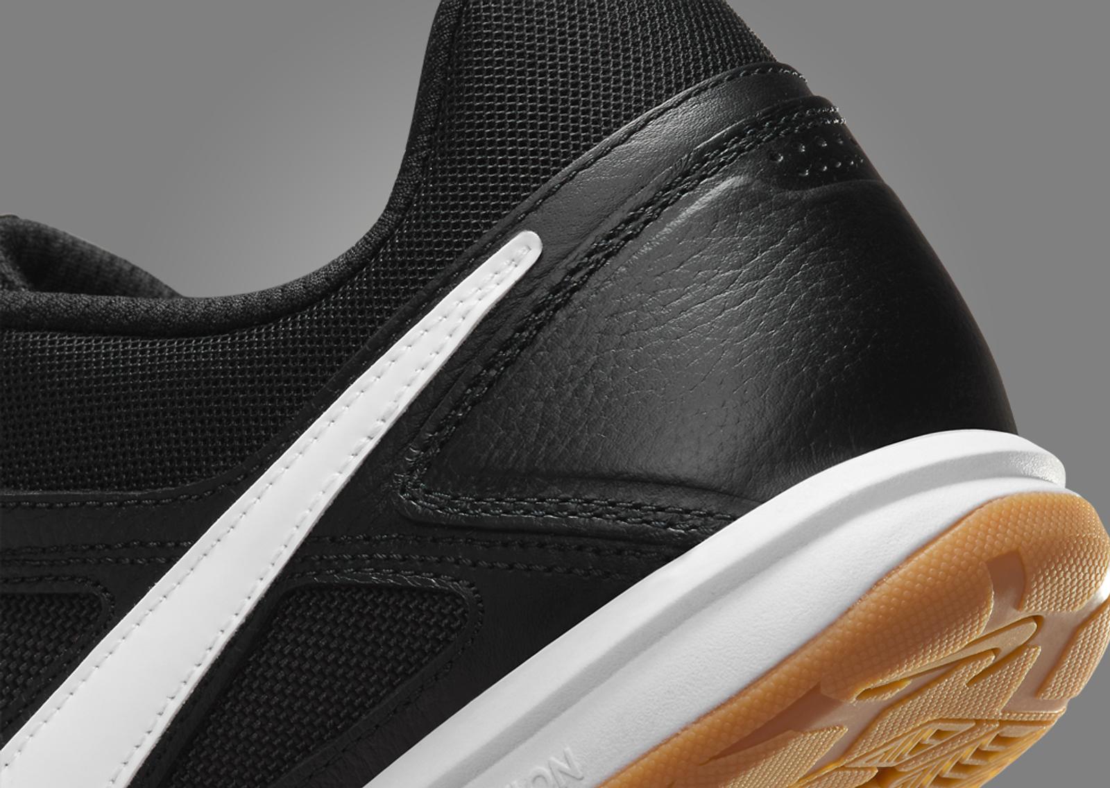 Nike Gato Black White Gum Heel Detail