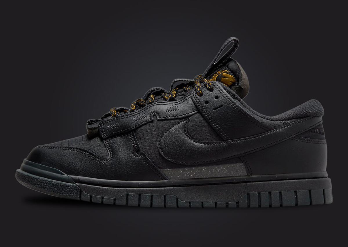 The Nike Dunk Low 'Black Gold' does a full 180 on a classic