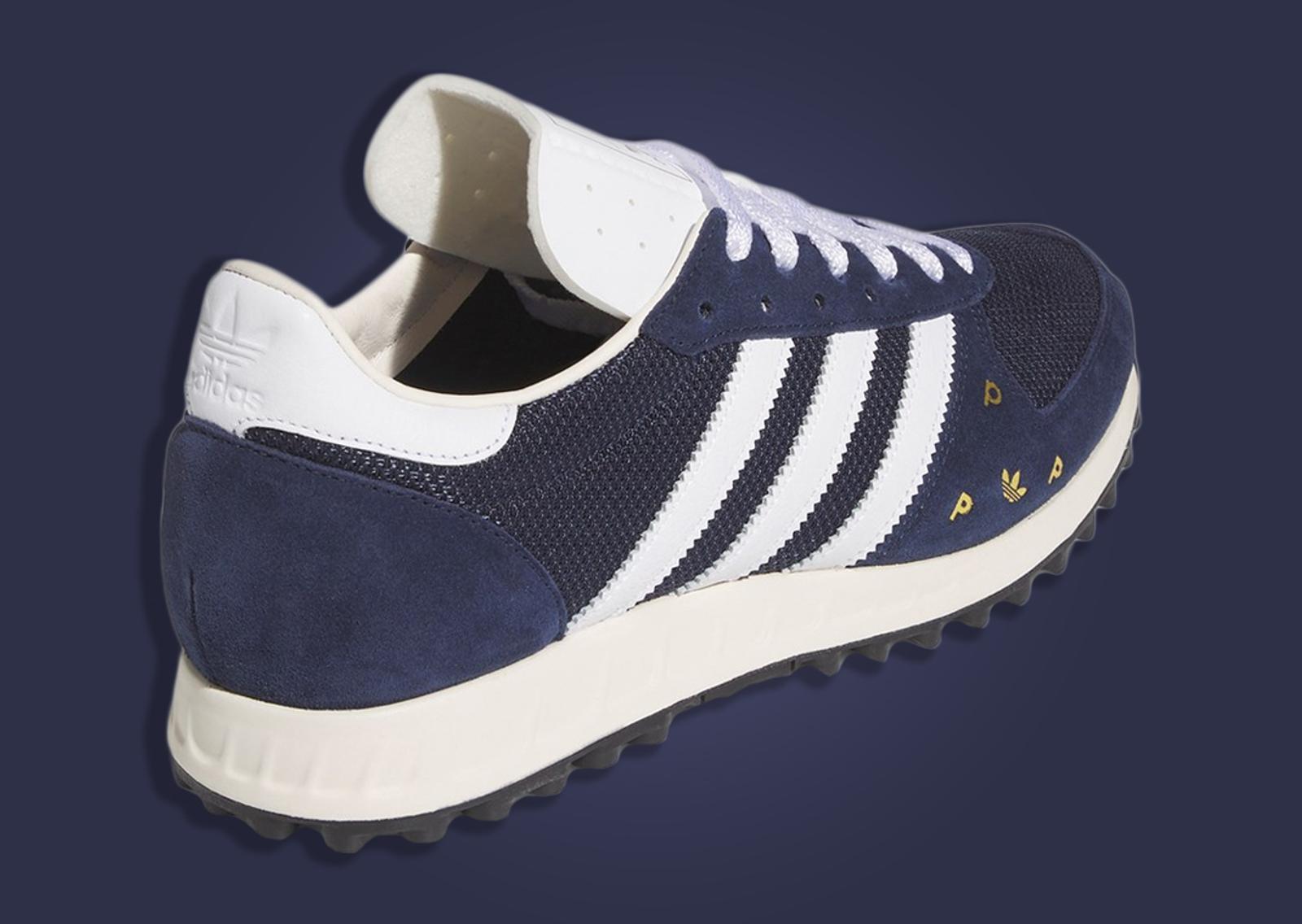 Pop Trading Company x adidas TRX Runner Heel Angle