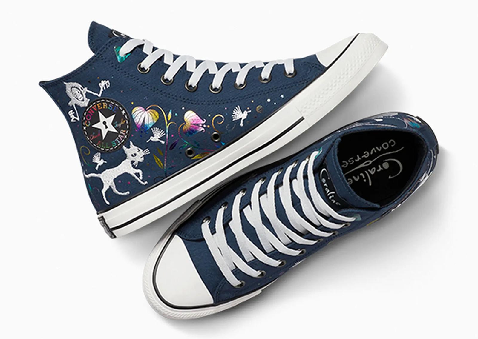 Coraline x Converse Chuck Taylor All-Star Hi Lateral and Top