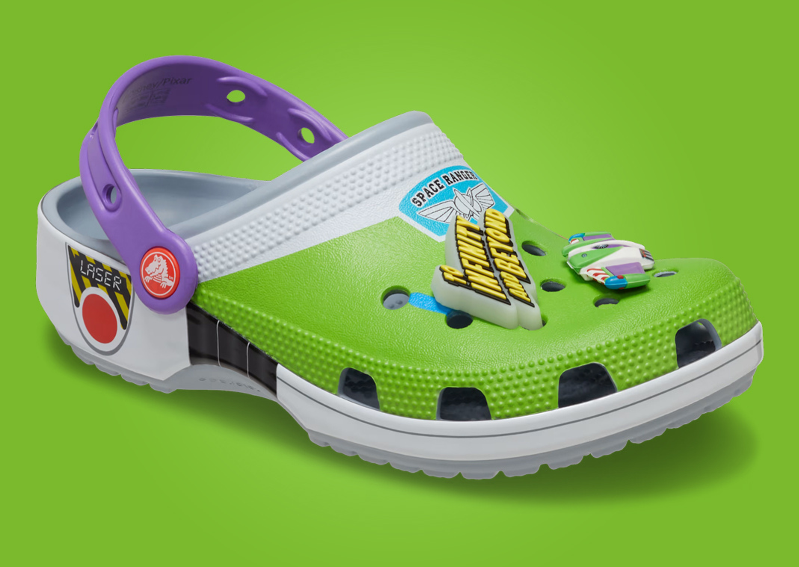 Toy Story x Crocs Classic Clog Buzz Lightyear Angle