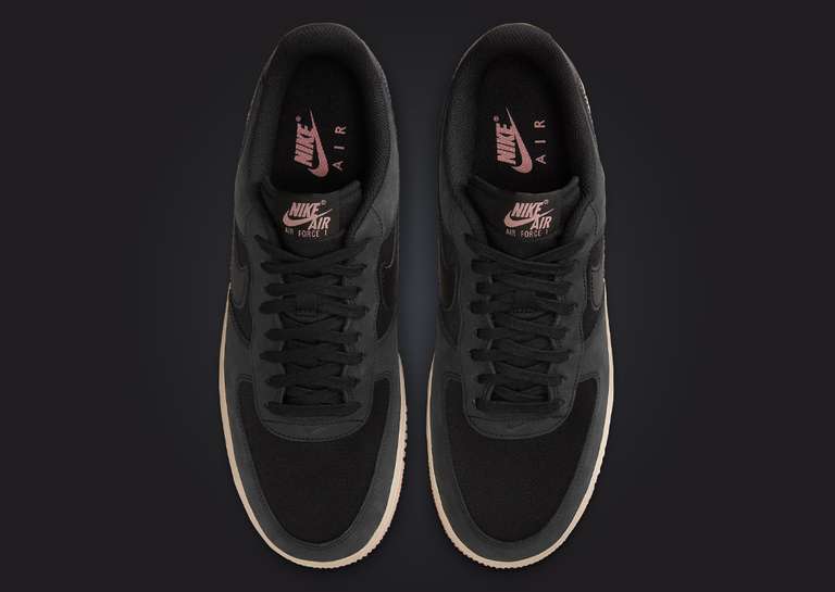 Nike Air Force 1 Low LX Black Red Stardust Top