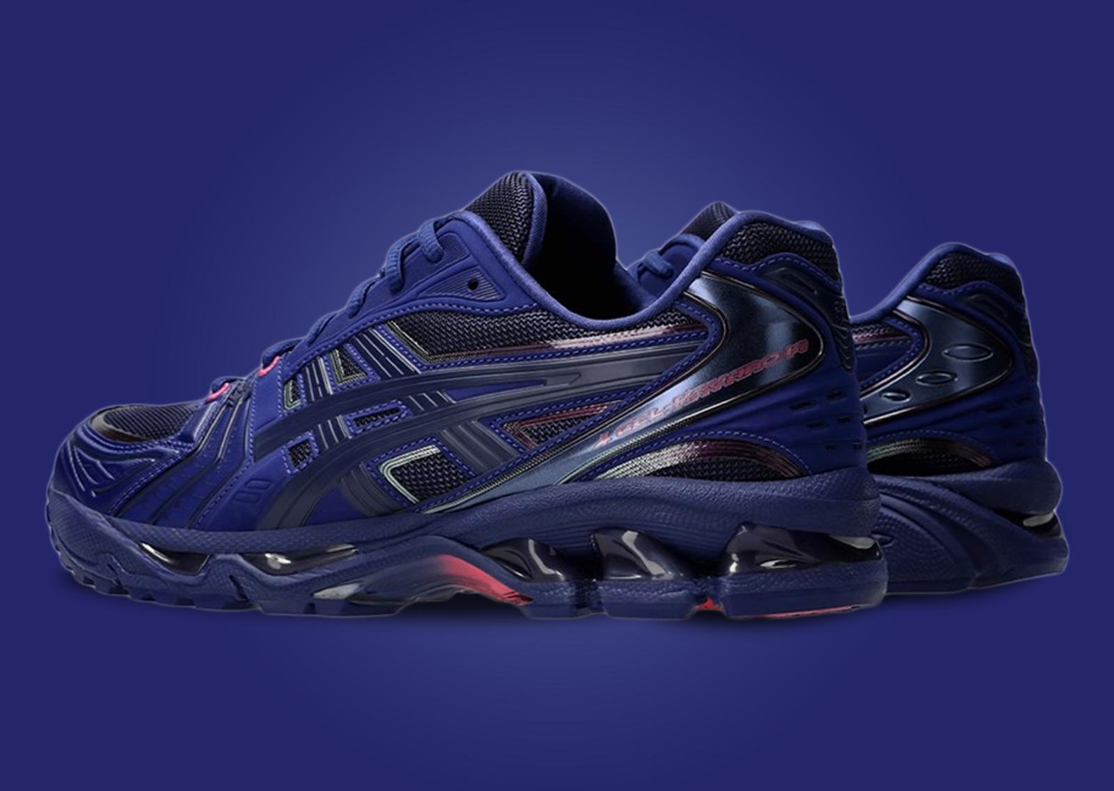 8ON8 x Asics Gel-Kayano 14 Navy Heel Angle