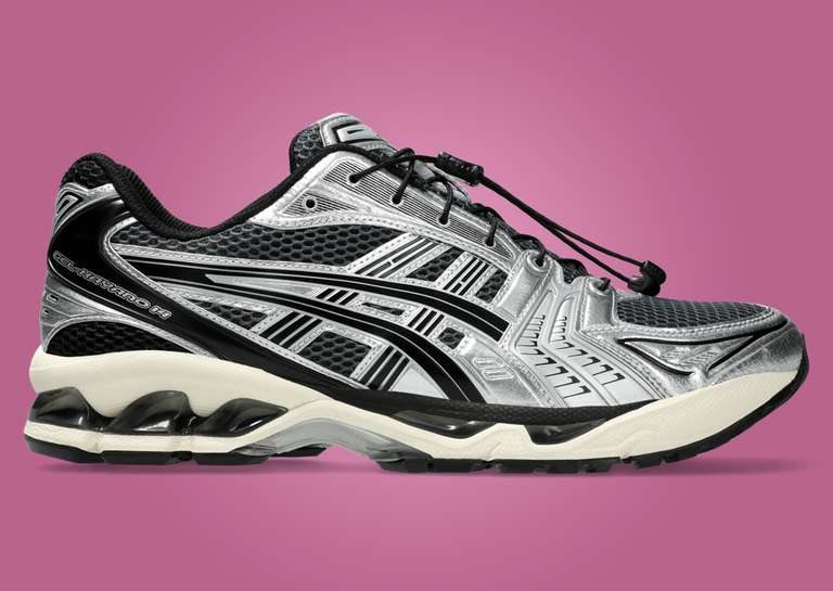 Asics Unlimited Gel-Kayano 14 Carrier Grey Black Lateral