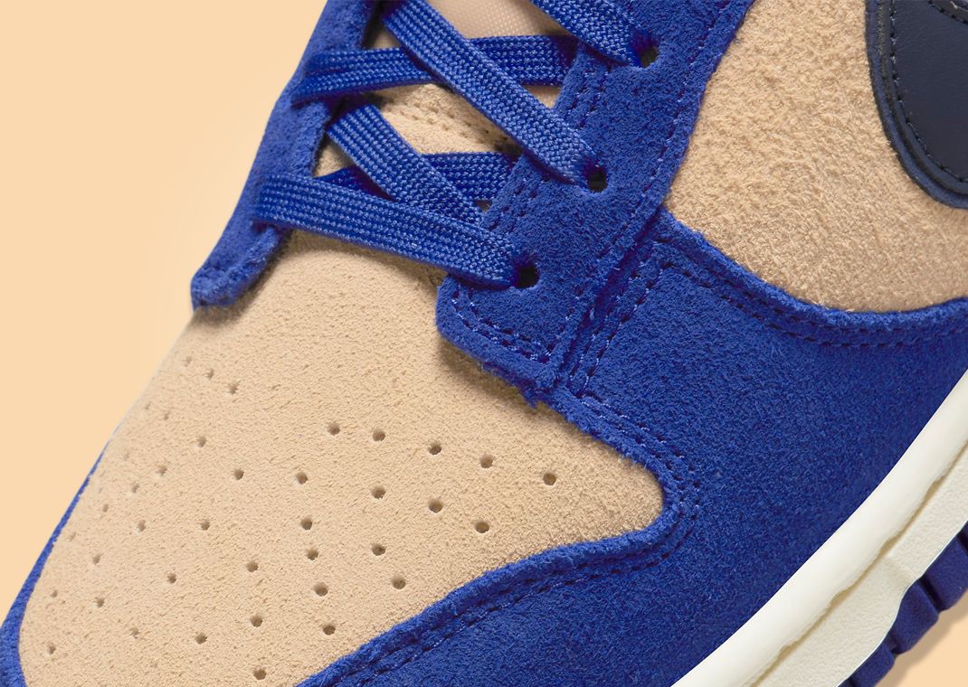 The Women's Exclusive Nike Dunk Low LX Blue Suede Drops June 13