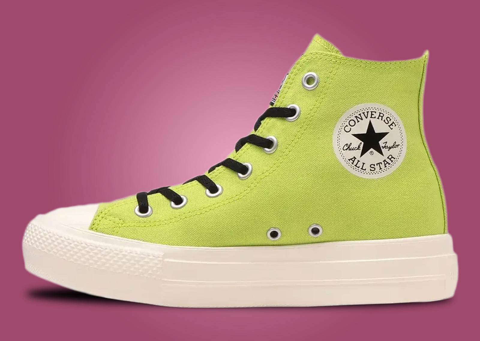 The Powerpuff Girls x Converse All-Star Light PLTS Hi Buttercup (GS) Medial