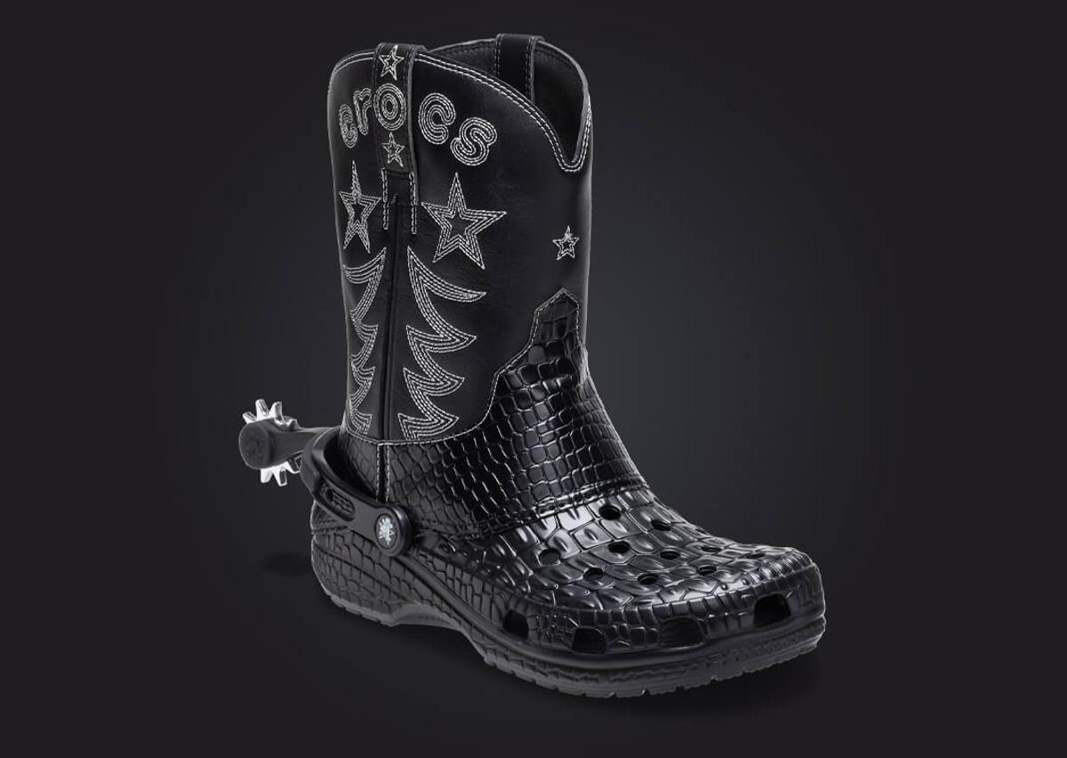 Crocs Classic Cowboy Boot Black