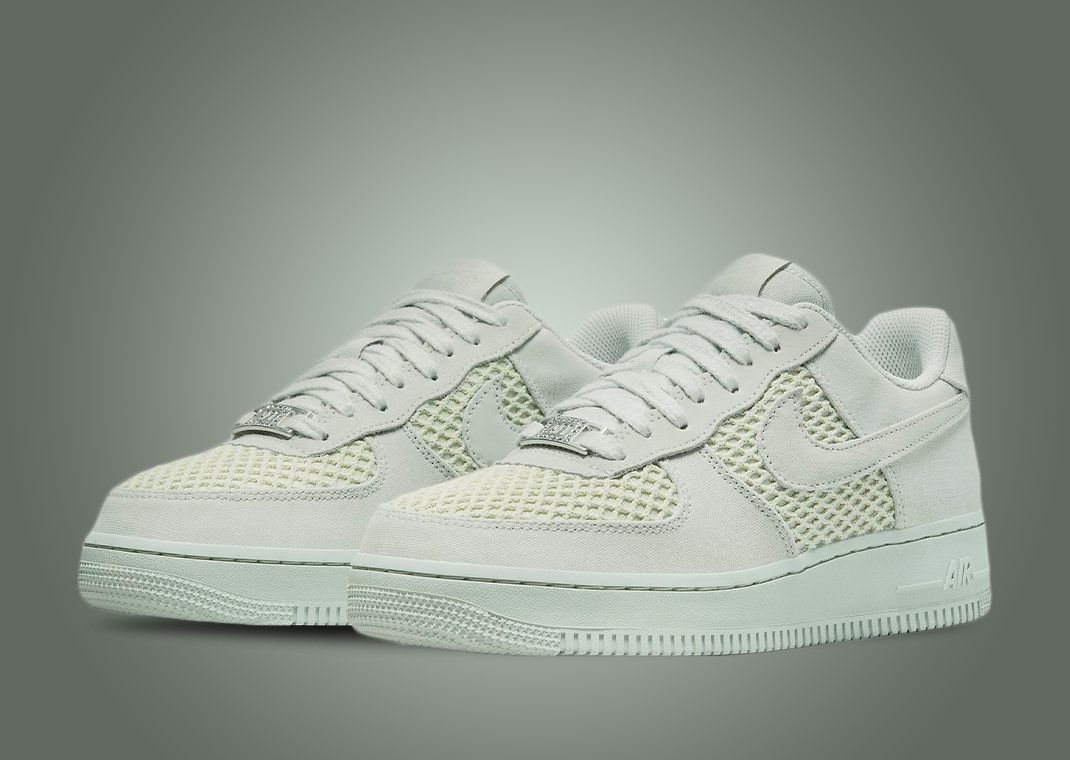 Nike air force 1 clearance white mesh