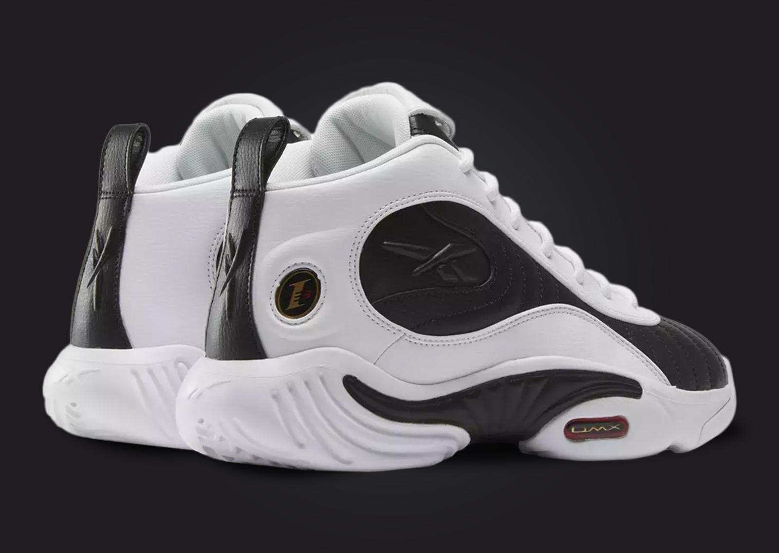 Reebok Answer III White Black Heel