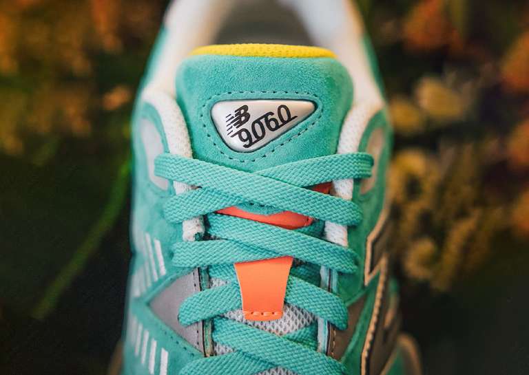 New Balance 9060 Cyan Burst (DTLR Exclusive) Tongue Tag