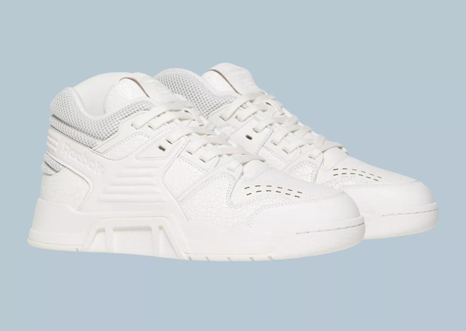 Reebok LTD CXT High-Top Cracked White Angle