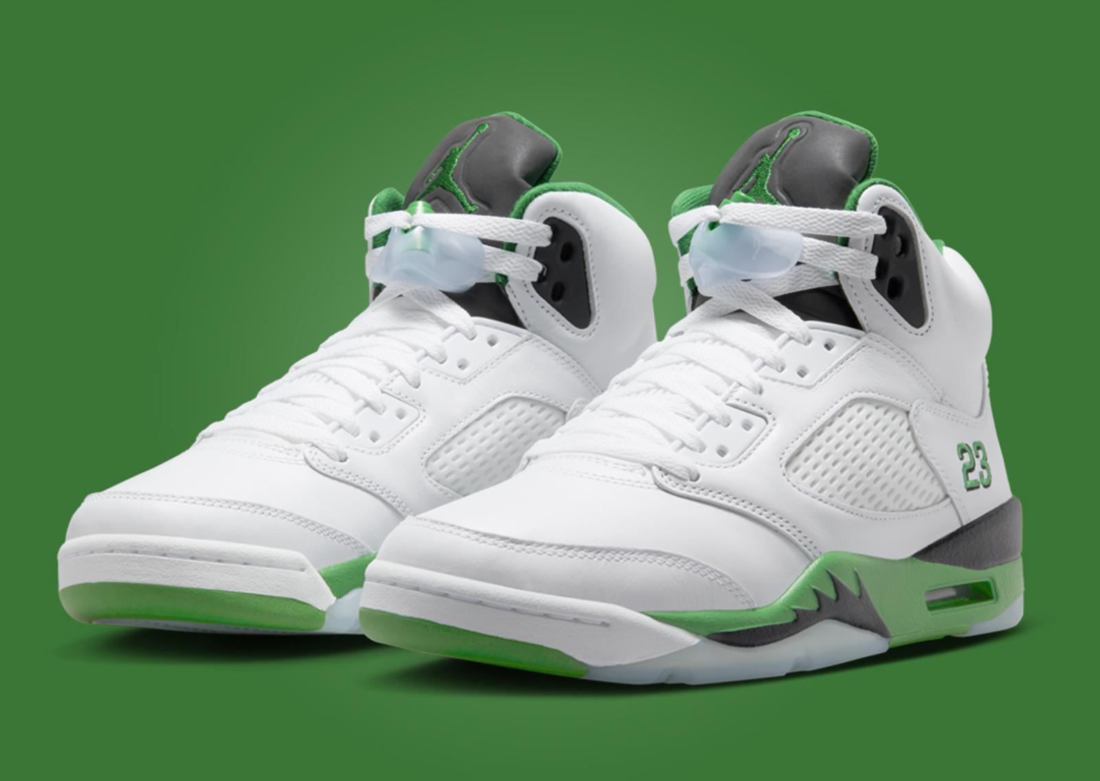 Air Jordan 5 Retro Lucky Green (W) Angle