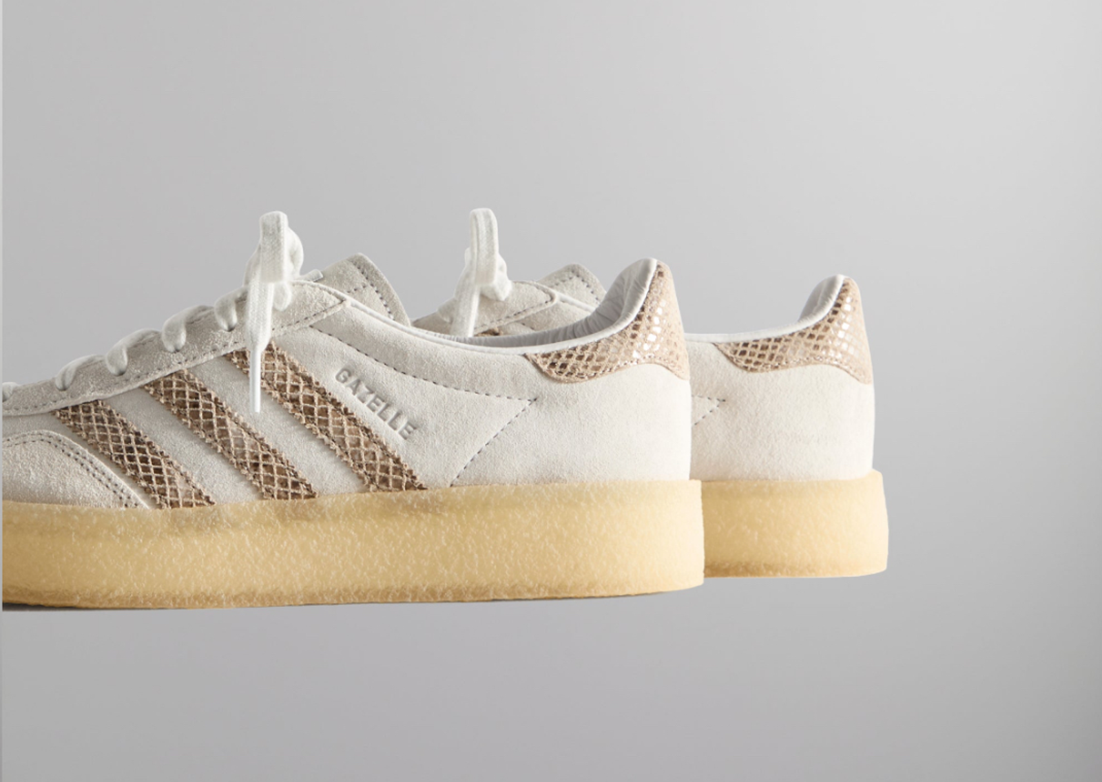 Ronnie Fieg x Clarks 8th Street x adidas Gazelle Kithmas Detail