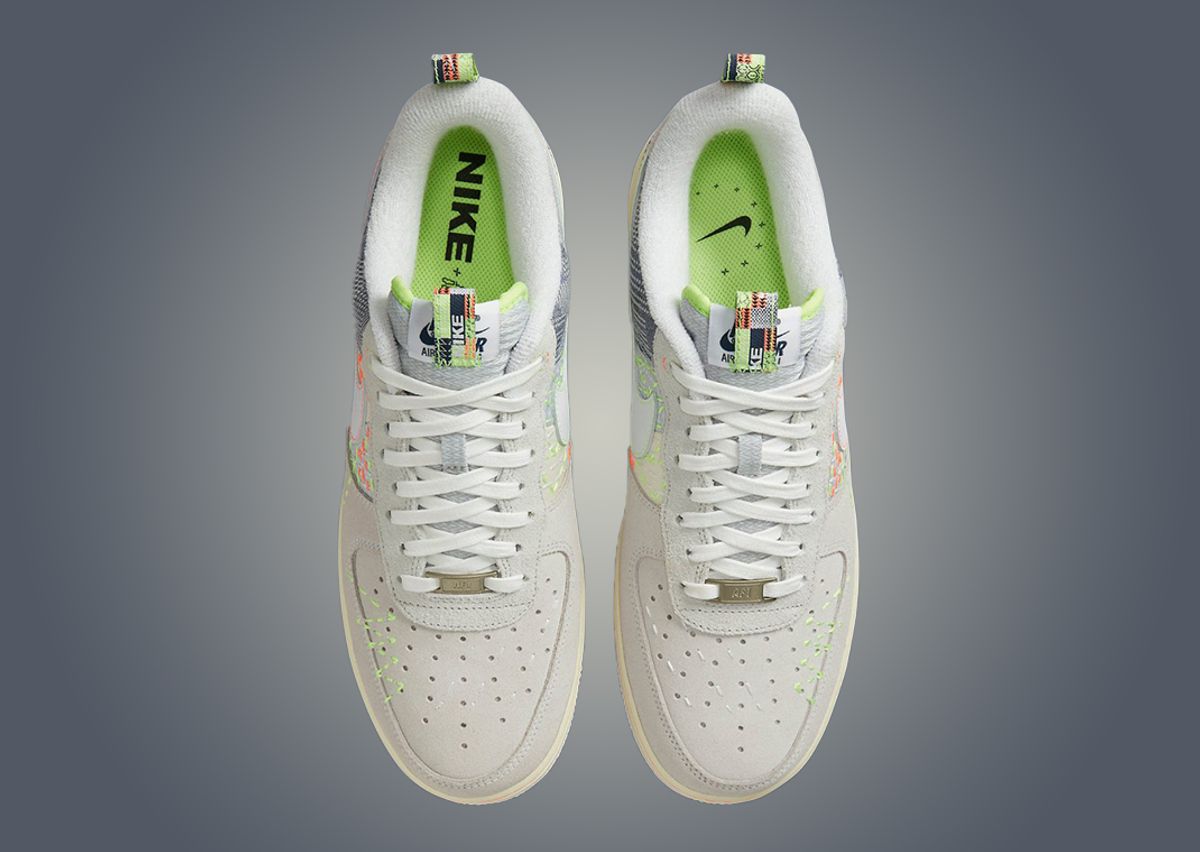 Striking Sashiko Stitching Decorates This Nike Air Force 1 Low