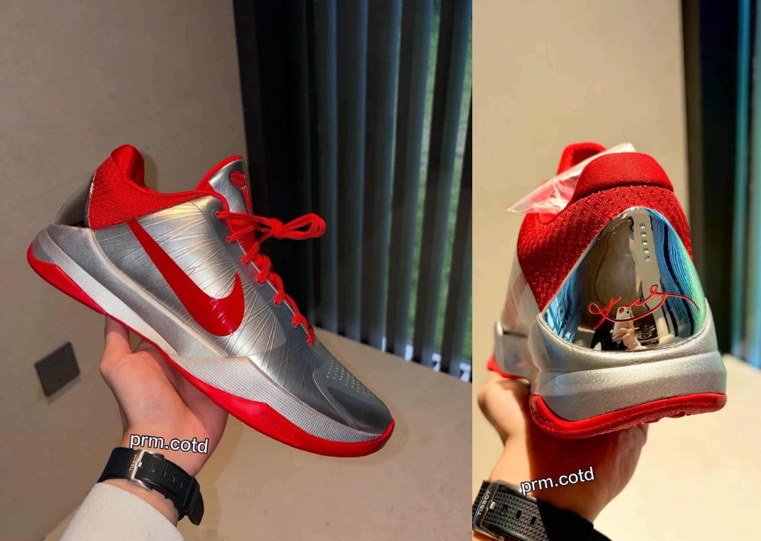 New In-Hand Images Show the Mirrored Details of the Nike Kobe 5