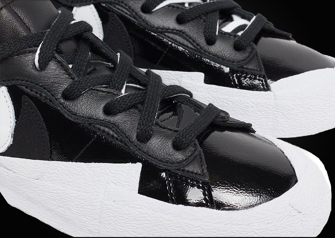 First Look sacai x Nike Blazer Low Black White