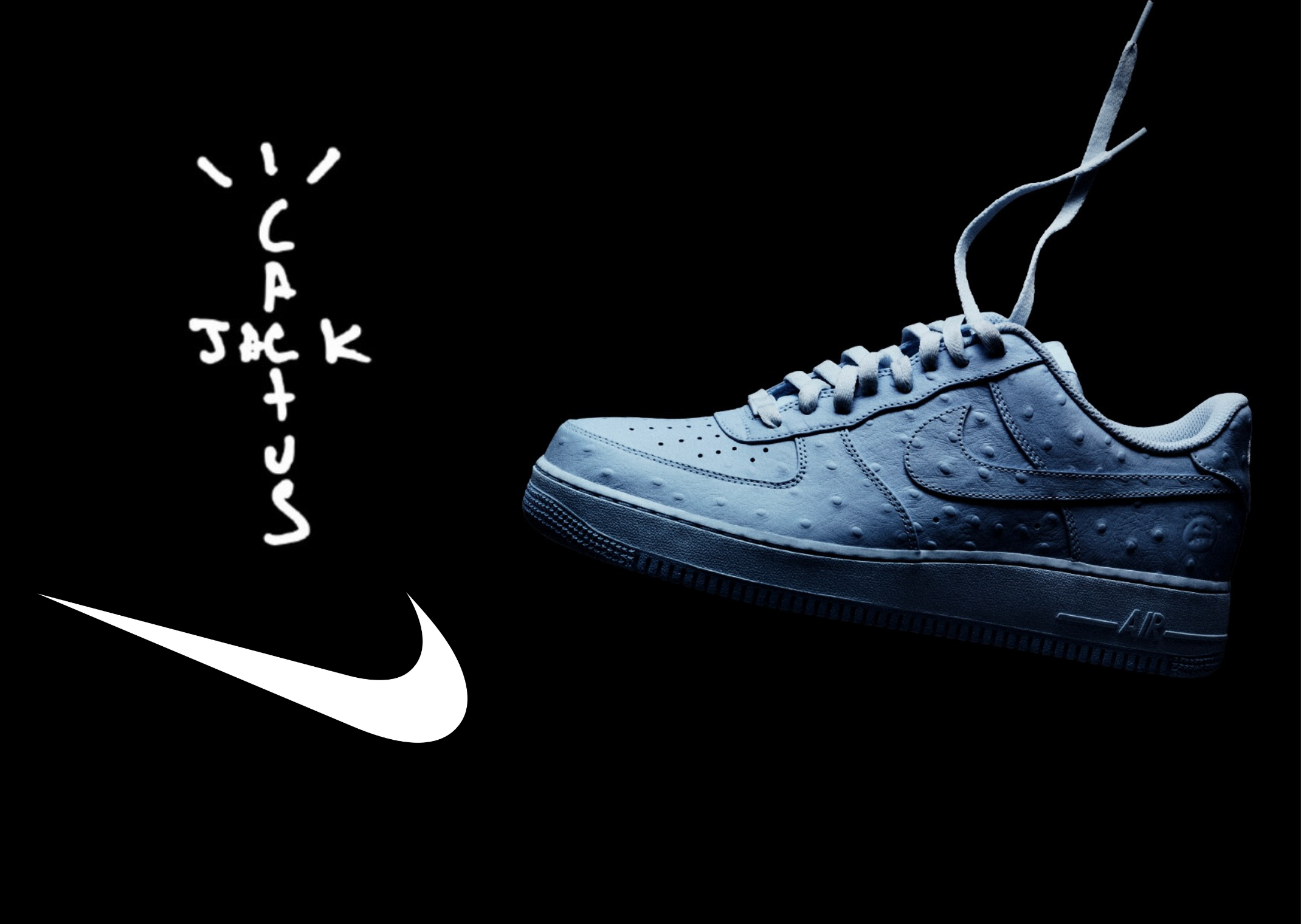 Travis Scott's Nike Air Force 1 Low Ice Blue Releases September 4