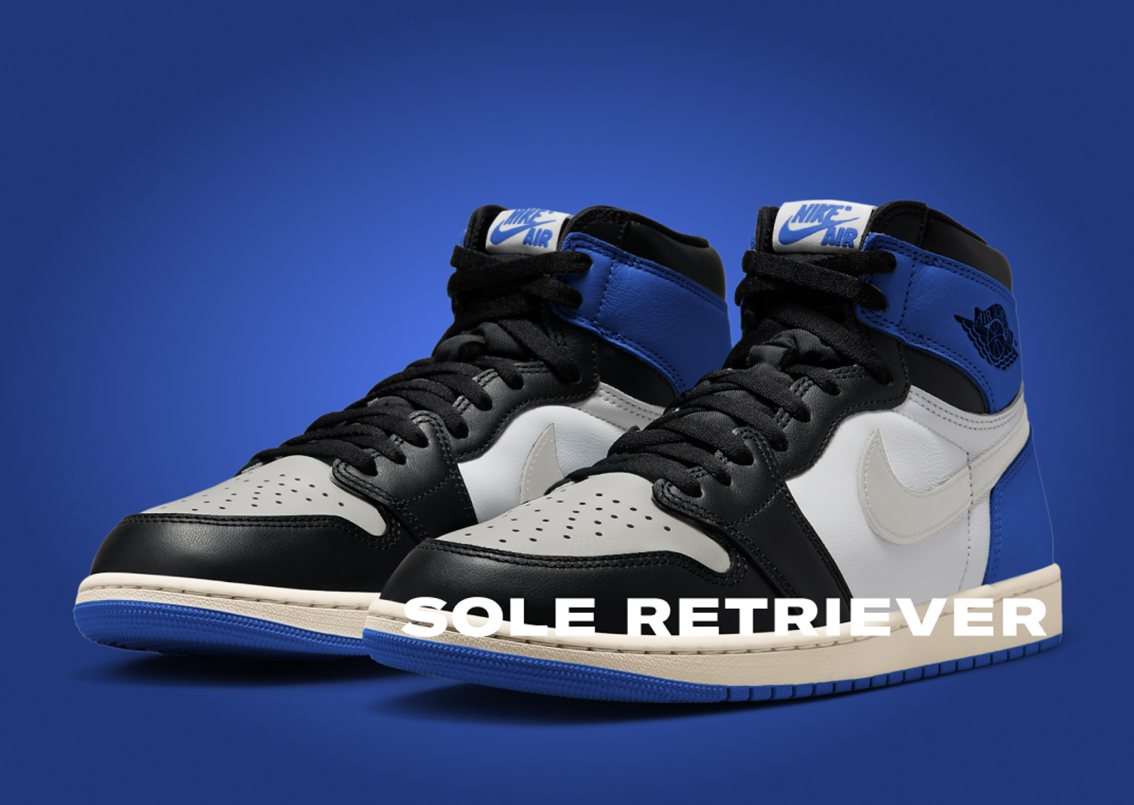 Air Jordan 1 Retro High OG White Deep Royal Blue