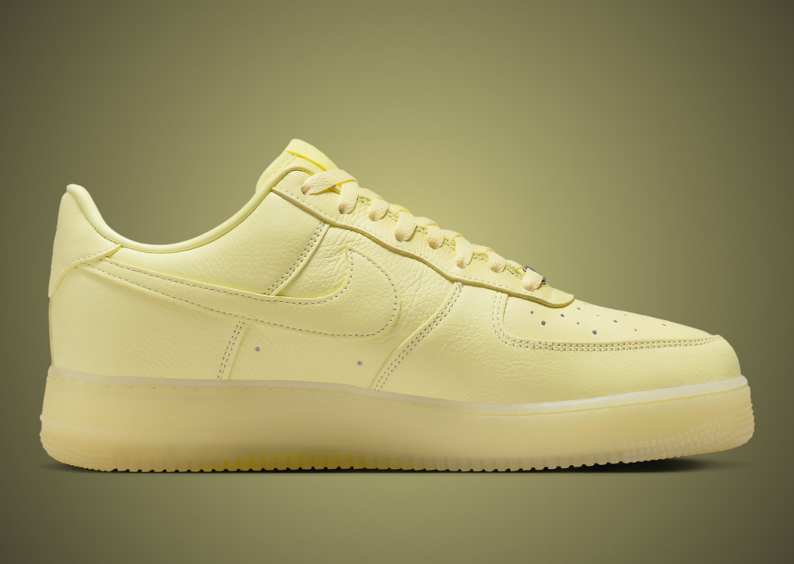 Drake x Nike Air Force 1 Low Certified Lover Boy Citron Tint Medial