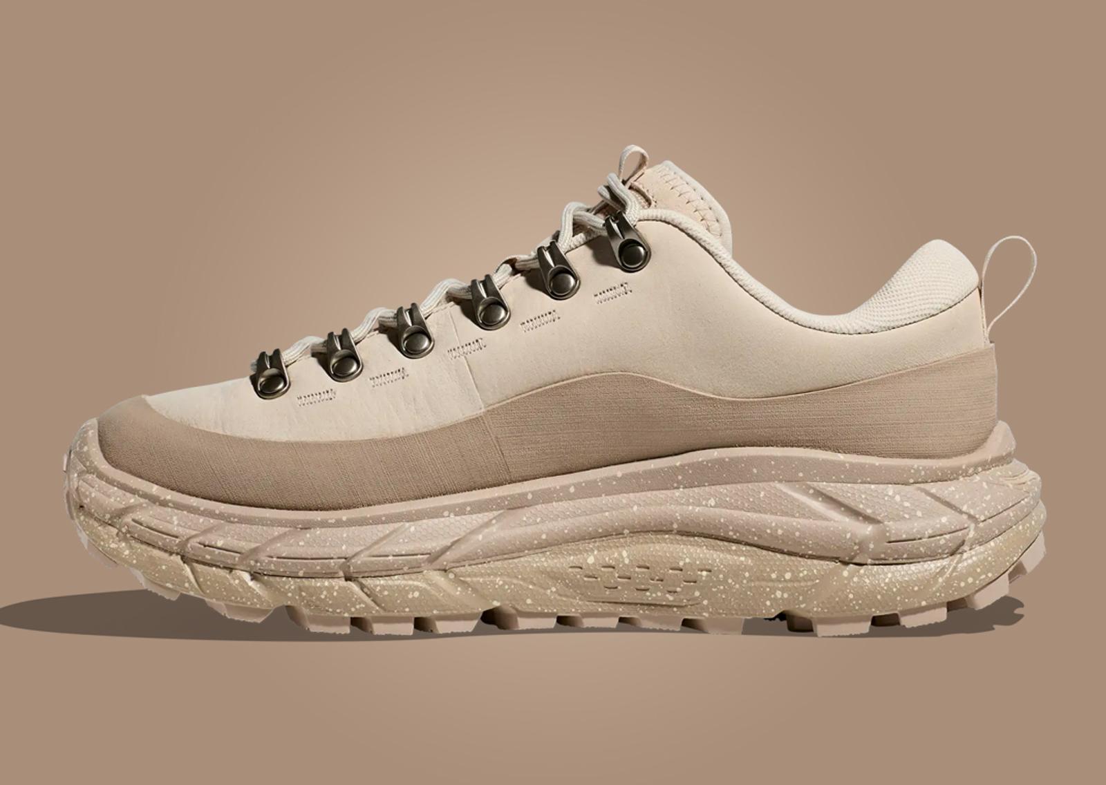 HOKA ONE ONE x Tor Summit 2 Oat Milk Oxford Tan Medial