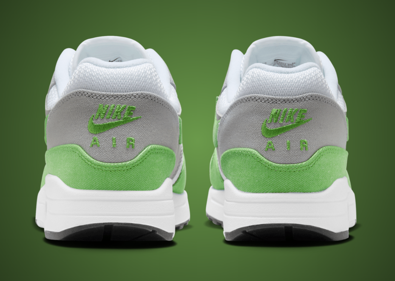 Patta x Nike Air Max 1 Chlorophyll 20th Anniversary Heel