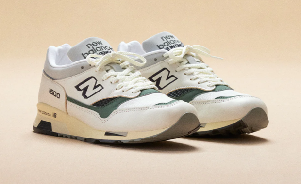 New Balance 1500 Made in England White Cilantro