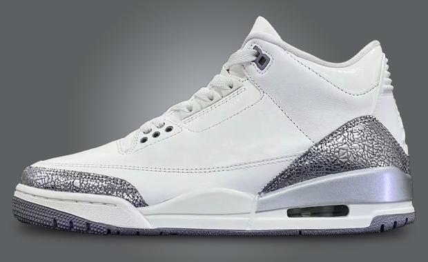 The Women's Air Jordan 3 Sail Metallic Silver Releases April 2025