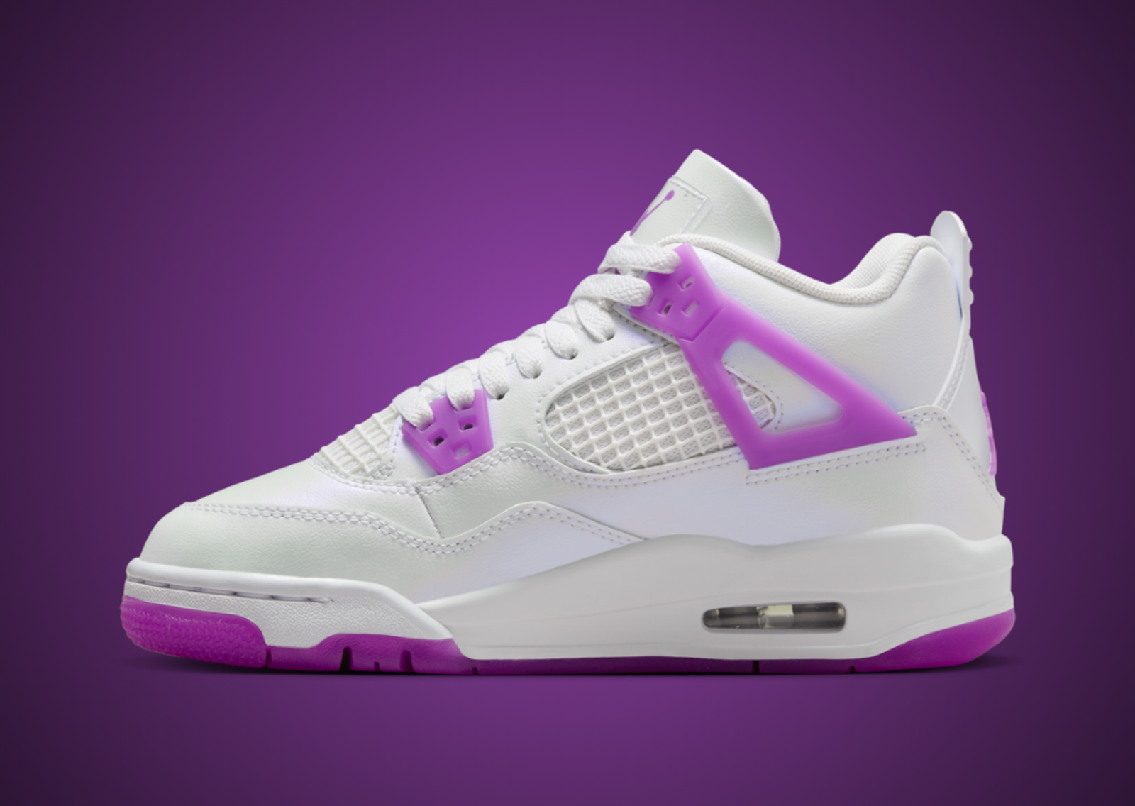 Air Jordan 4 Retro Hyper Violet (GS) Medial