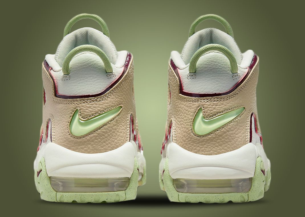 Light Bone And Alligator Accent This Nike Air More Uptempo