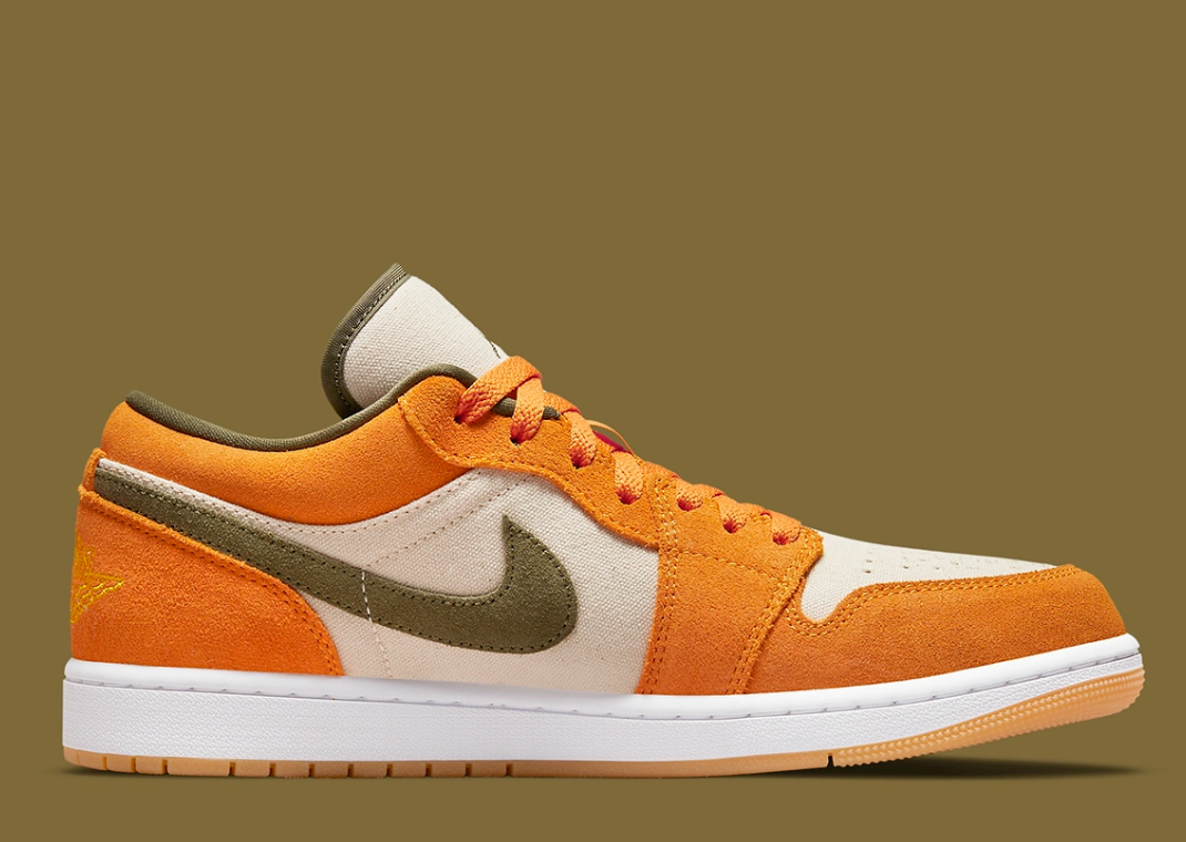Fall Flavors Continue On The Air Jordan 1 Low Light Curry