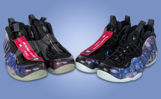 COMPARED: Nike Air Foamposite One Galaxy 2012 vs. 2025