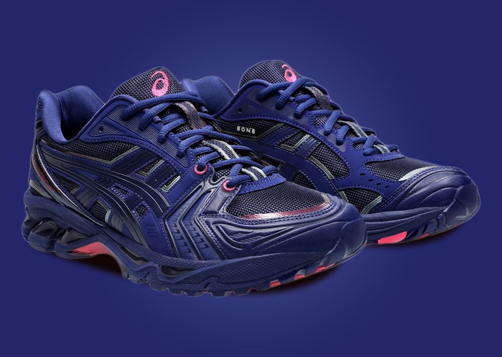 8ON8 x Asics Gel-Kayano 14 Navy Angle