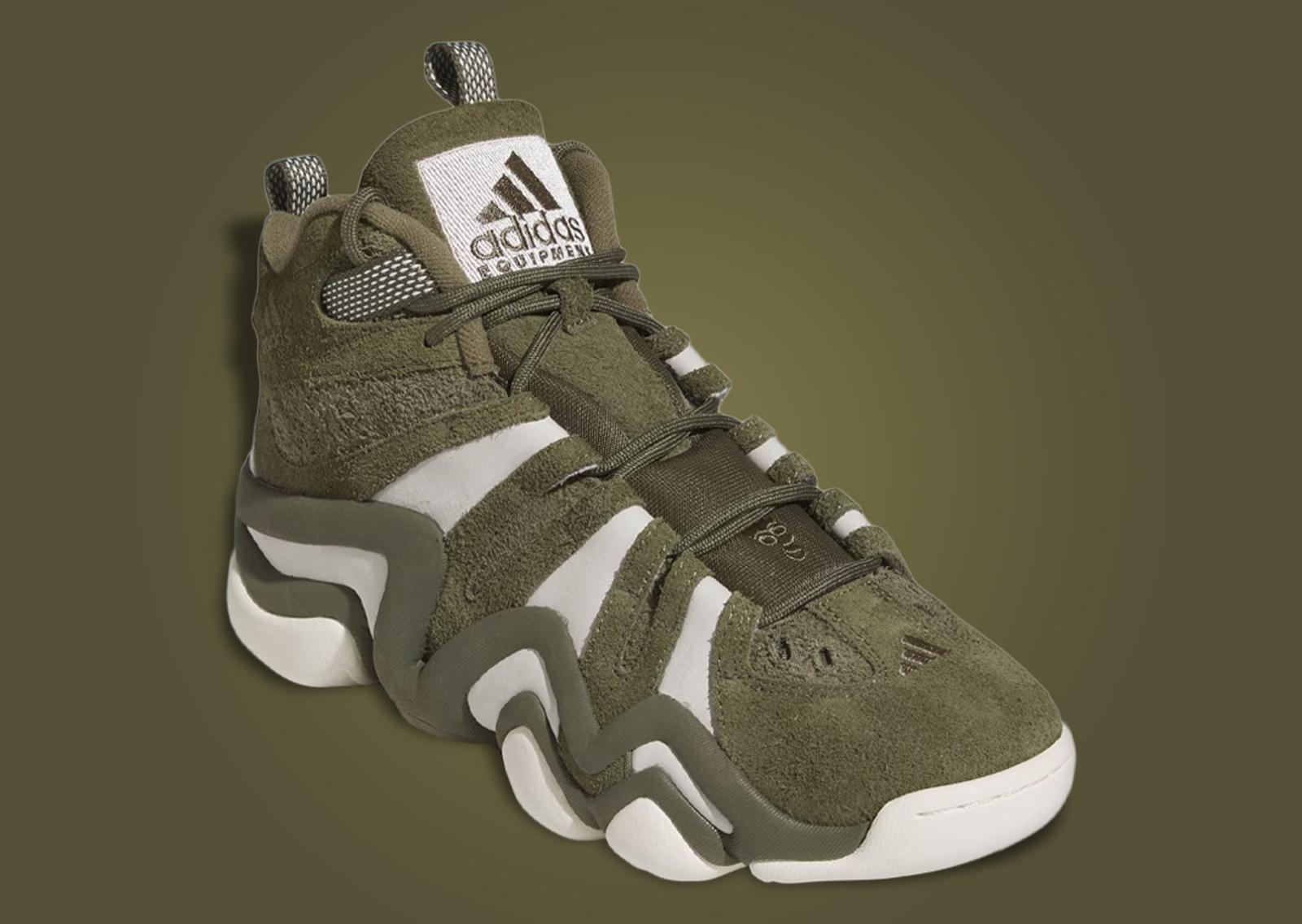 adidas Crazy 8 Olive Angle