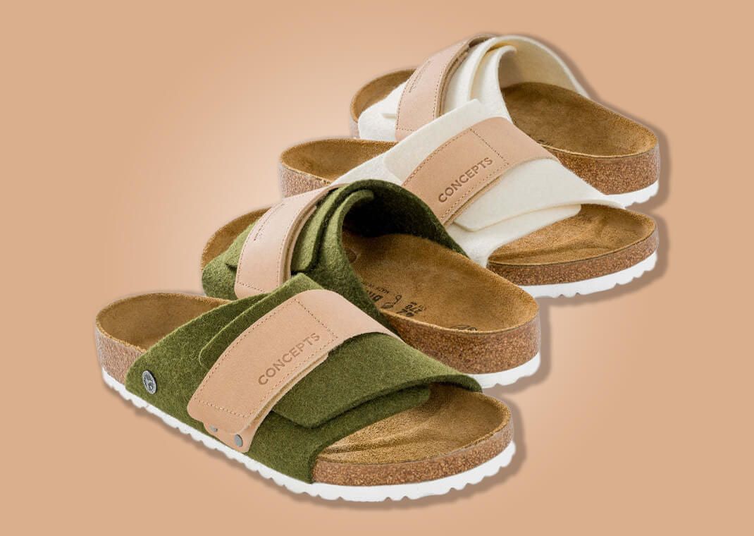CONCEPTS x Birkenstock ☆ Kyoto Made in Germany Olive CNCPTS x Birkenstock Kyoto (Olive Felt)