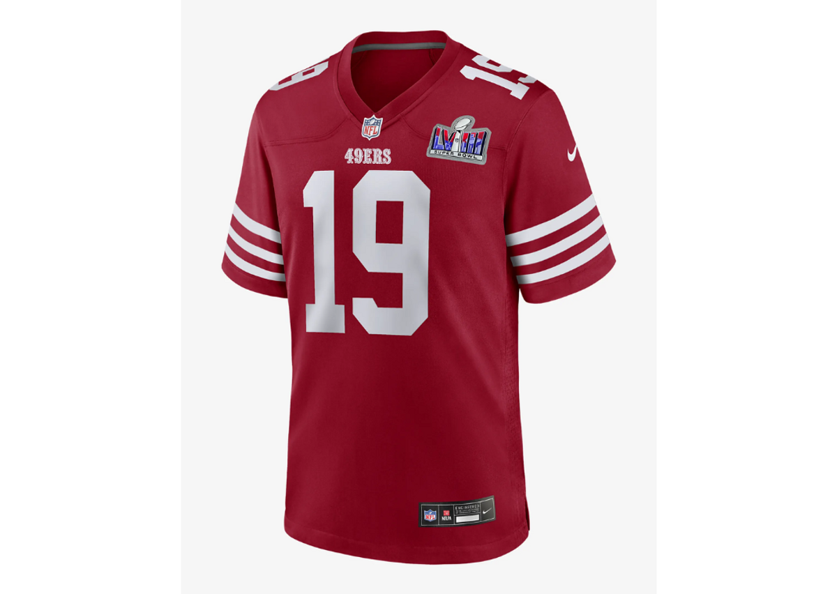 Deebo Samuel San Francisco 49ers Super Bowl LVIII Red Jersey Front