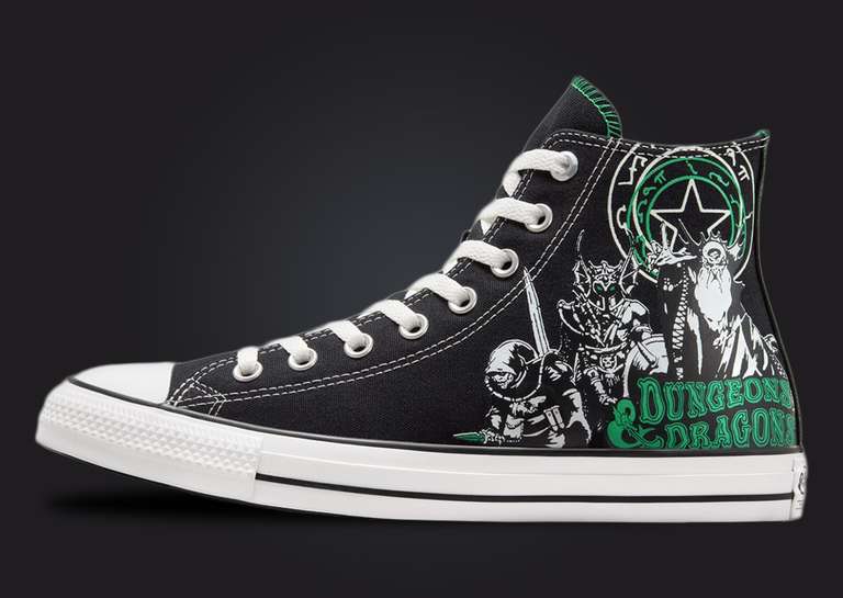 Dungeons & Dragons x Converse Chuck Taylor All Star Black Green Lateral