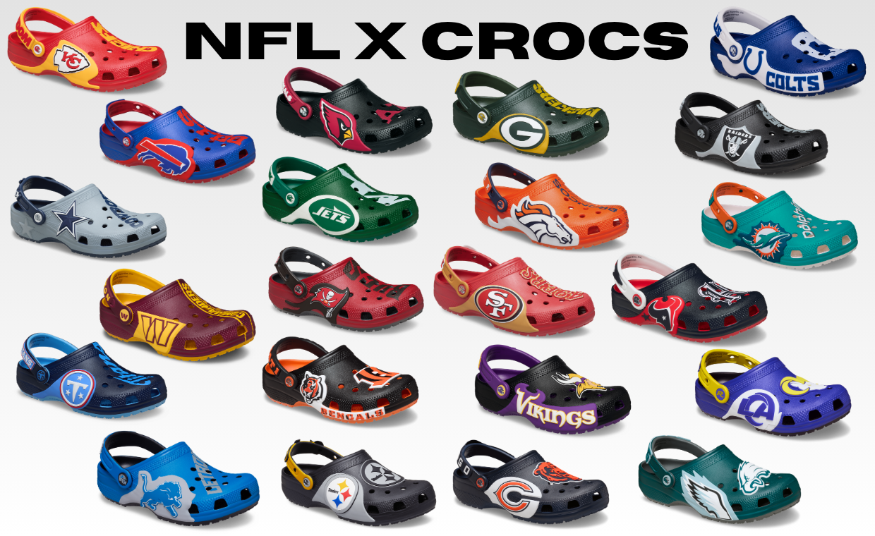 NFL x Crocs Classic Clogs Fall 2026