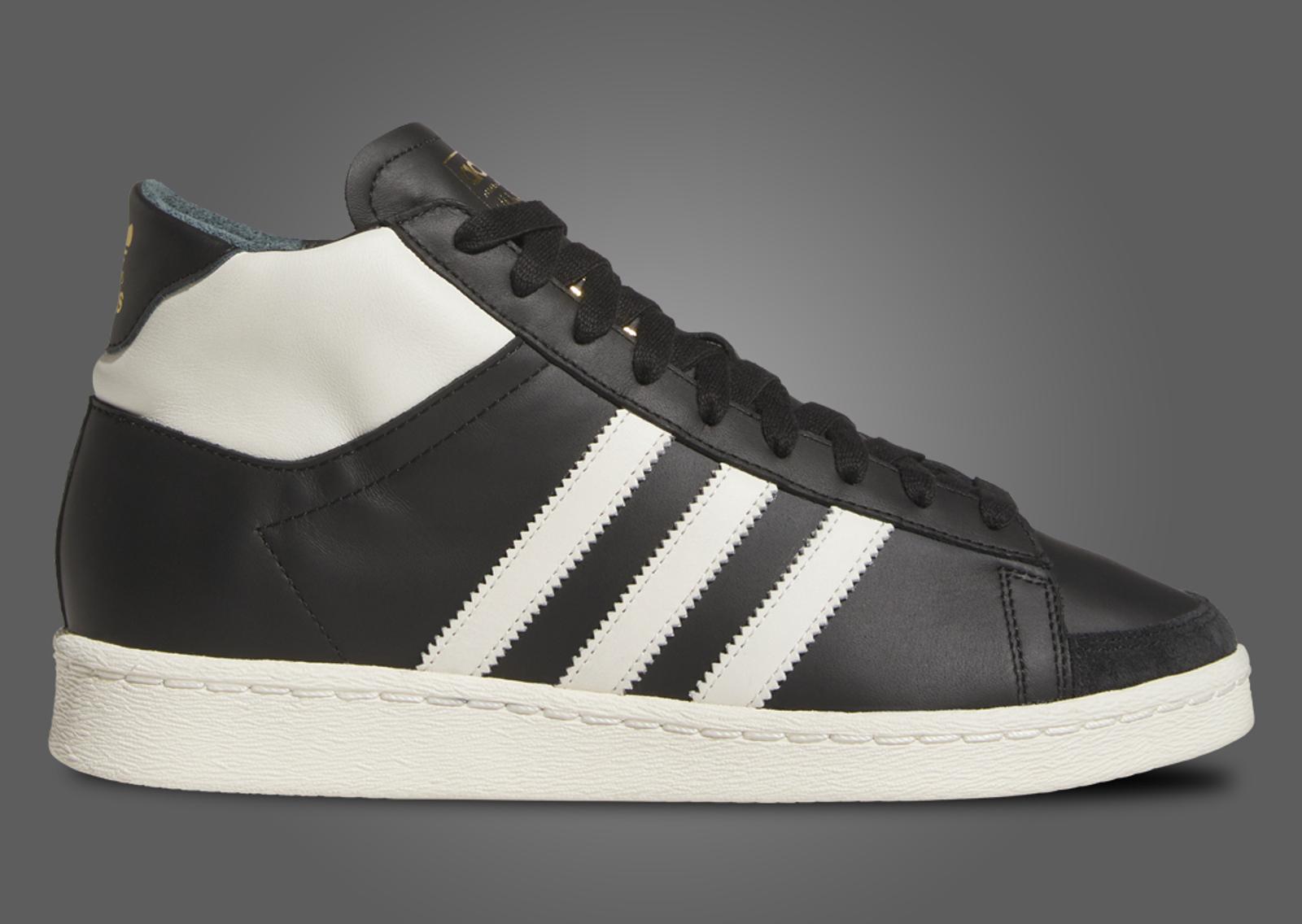 adidas Jabbar Hi Core Black Off White Lateral