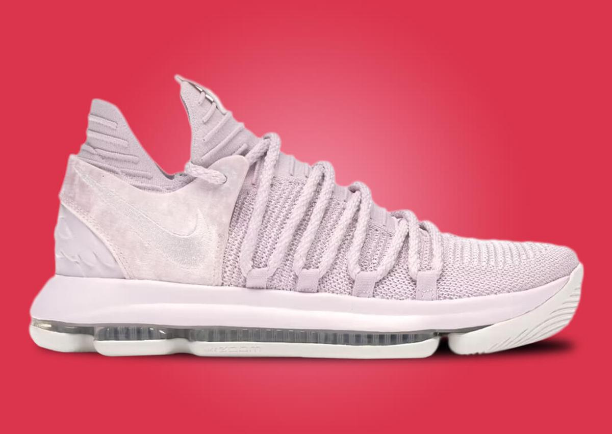 Nike KD 10 Aunt Pearl Side View 