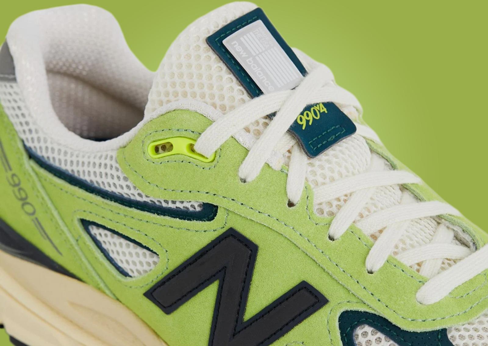 New Balance 990v4 Made in USA Hi-Res Midfoot Detail