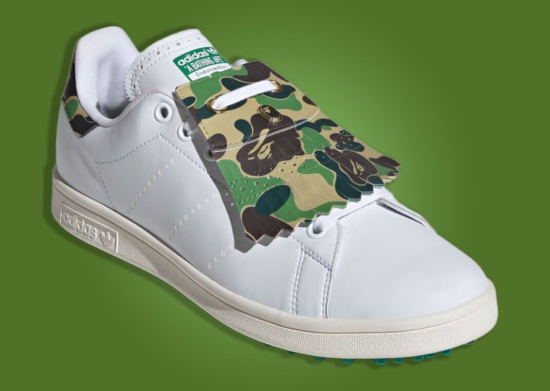 The BAPE x adidas Stan Smith Golf Collection Releases October