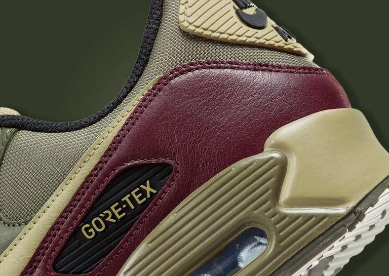 Nike Air Max 90 Gore-Tex Olive Heel Detail