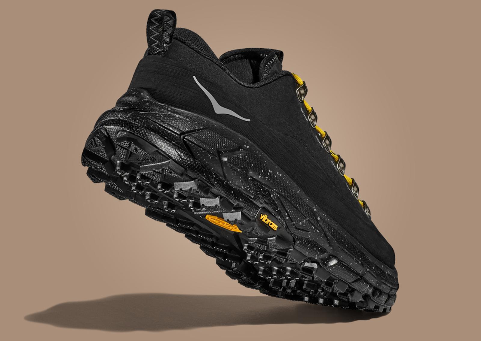 HOKA ONE ONE x Tor Summit 2 Black Heel Angle