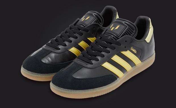 The Lionel Messi x adidas Samba Black Gold Releases in 2024