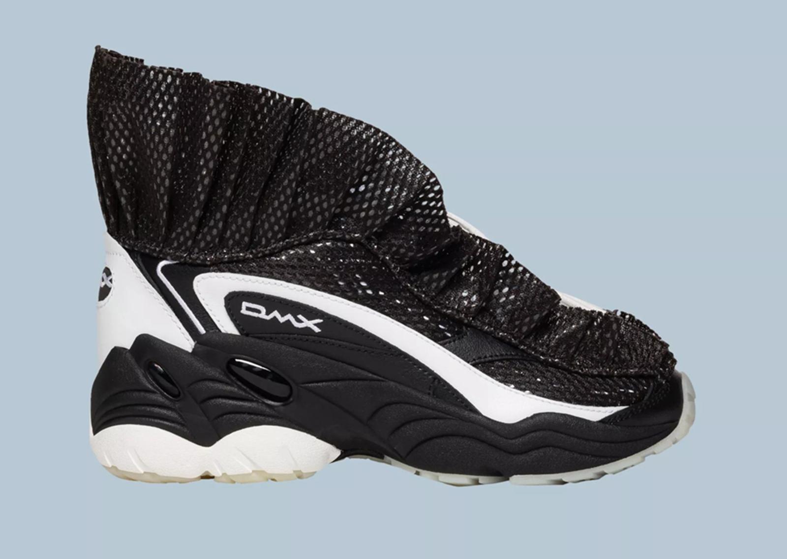 Reebok LTD DMX Ruffle Black (W) Lateral