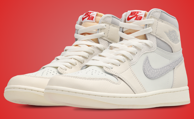 Air Jordan 1 Retro High OG Sail Elephant Print